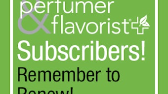 Perfumer & Flavorist Subscription Renewal